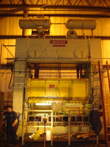 McKay 300 Ton SS Press, Machine ID: 5687